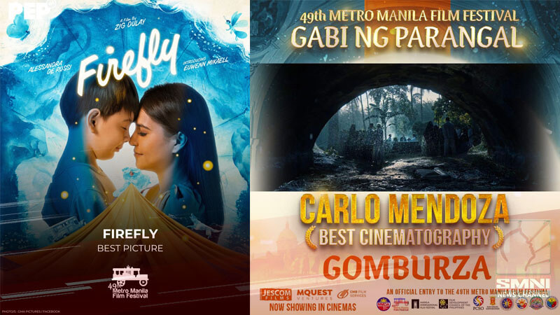 Firefly GOMBURZA Humakot Ng Awards Sa Gabi Ng Parangal Ng MMFF 2023