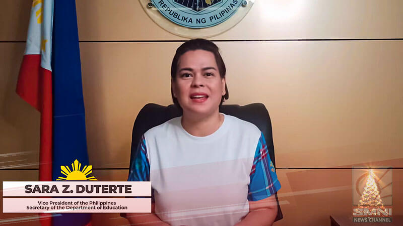 Vp Sara Duterte Nagpaabot Ng Pagbati Para Sa Frontliners Ngayong Pasko