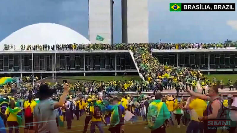 Mga tagasuporta ni Bolsonaro, pinasok ang Brazil Presidential Palace, Congress at Supreme Court