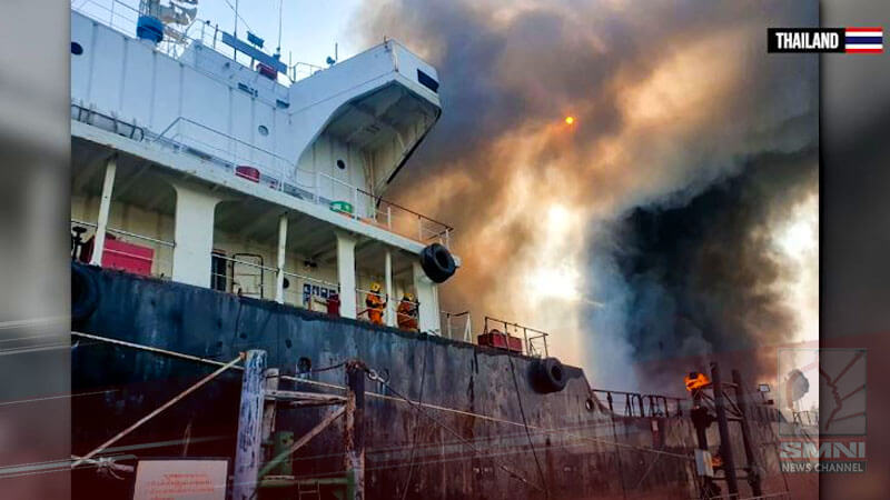 1 nasawi, 4 katao sugatan sa pagsabog ng oil tanker ship sa Thailand