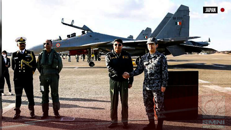 Japan at India, nagsagawa ng kauna-unahang joint fighter drill