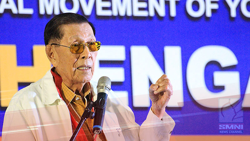Sec. Enrile, may banat sa mga kalaban ng estado na hinahabol ng pamahalaan