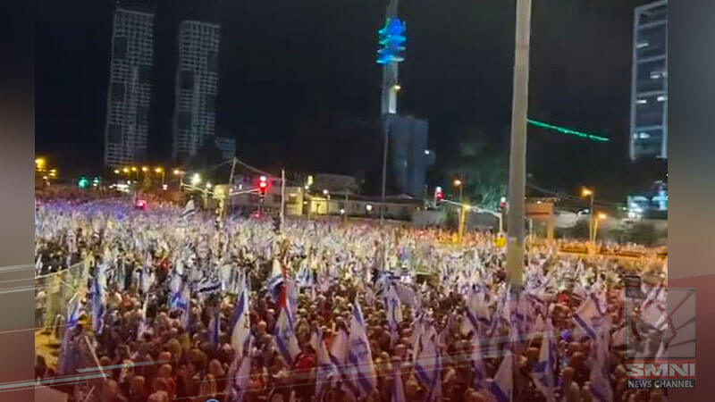 Thousands of Israelis protest for 10th consecutive week