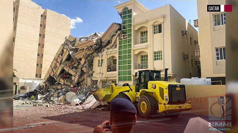 Tragic building collapse kills one in Qatar