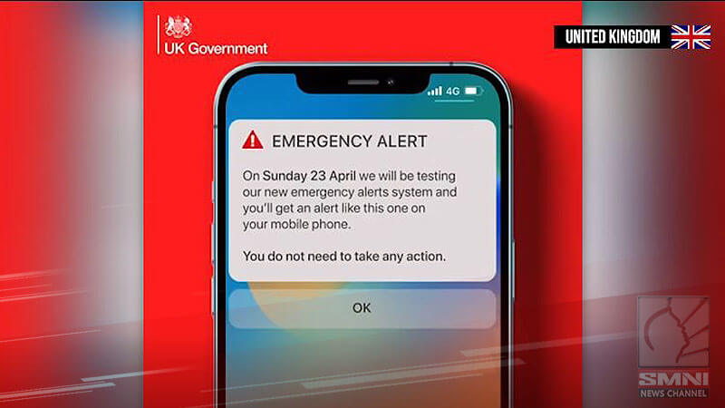 UK launches public warning system for emergency phone alerts