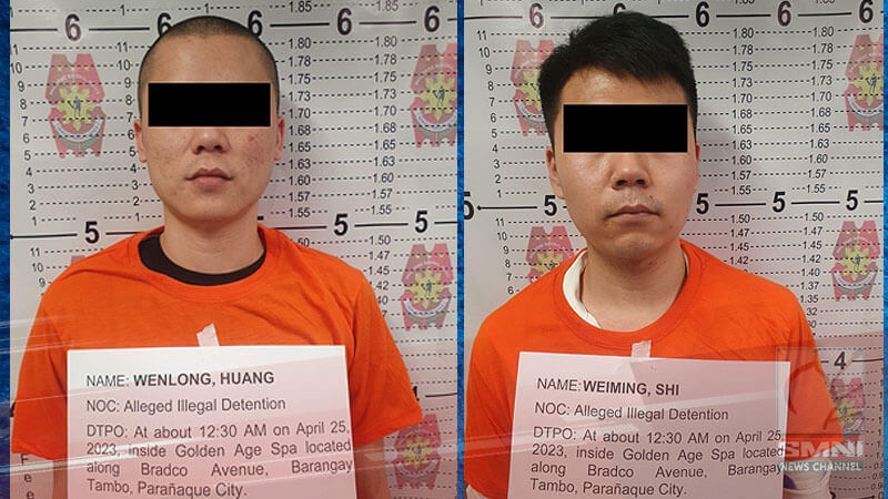 2 Chinese national, arestado dahil sa pangingikil sa kapwa Chinese