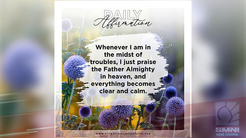 If you don’t know what to do with your difficulties in life, just praise your way through it