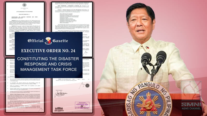 EO na lilikha sa Disaster Response and Crisis Management Task Force, nilagdaan ni PBBM