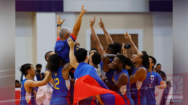 Gilas Pilipinas picked up the gold medal against Cambodia with a score of 80-69 in the men’s basketball finals