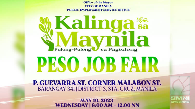 Manila LGU, hinikayat ang publiko na lumahok sa kanilang job fair sa Miyerkules