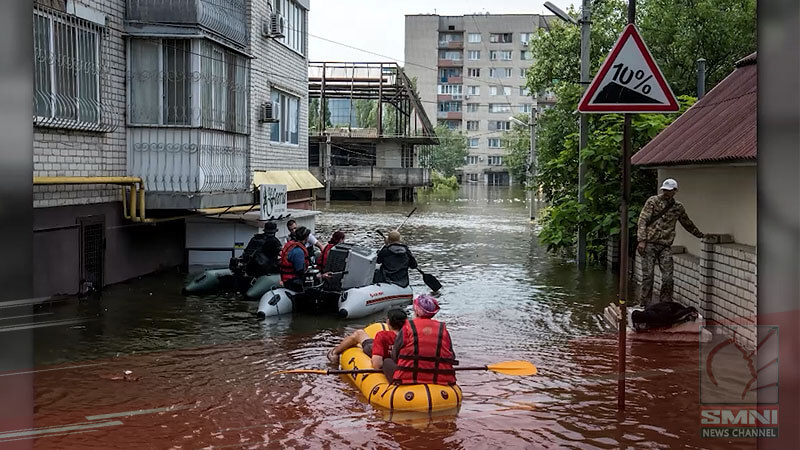 More than 100 people evacuated from flooded settlements in Kherson Region