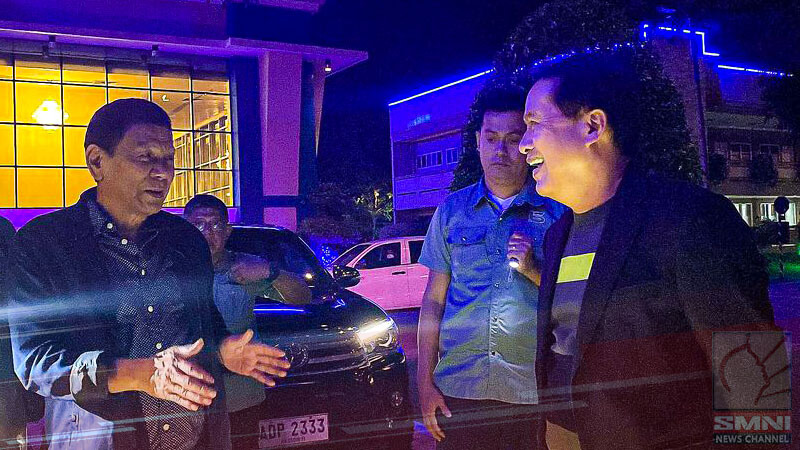 FPRRD arrives at the KJC Compound to meet with Pastor Apollo C. Quiboloy for another live episode of Gikan sa Masa, Para sa Masa
