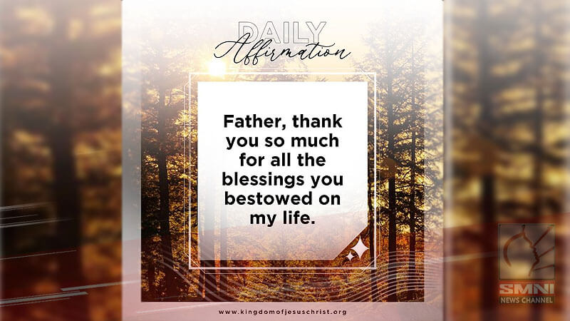 Father, thank you so much for all the blessings you bestow in my life