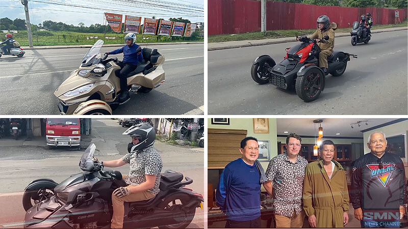 FPRRD at Pastor ACQ, nag-motorbike sa Davao City Coastal Bypass Road