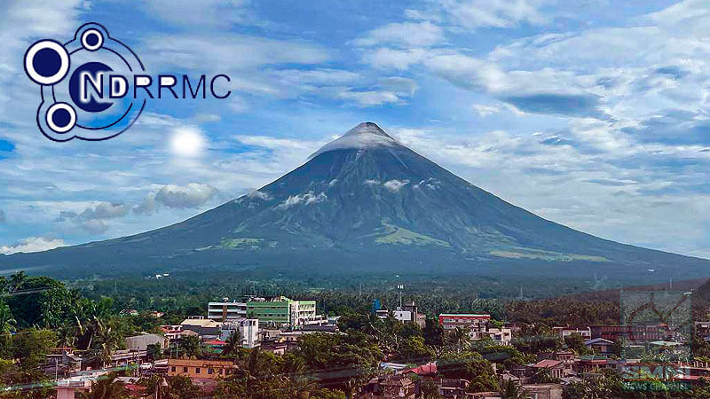 Apektado ng pag-aalboroto ng Bulkang Mayon, mahigit na sa 9,700 pamilya