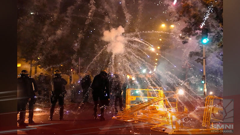 Third night of violent demonstrations