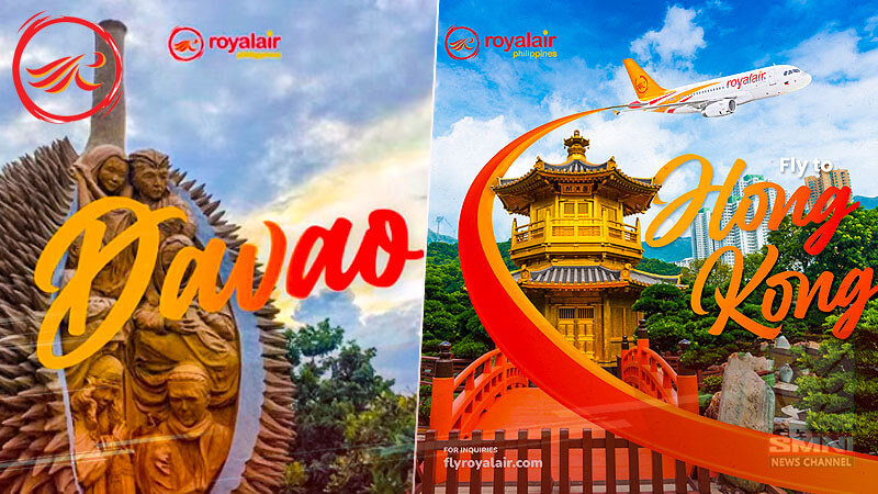 Royal Air Philippines, maglulunsad ng Davao-Hong Kong na ruta