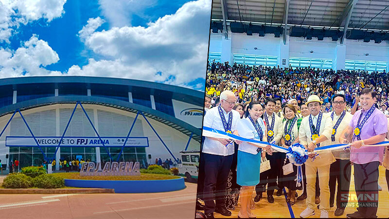 FPJ Arena, isang bagong sports hub, binuksan sa Batangas