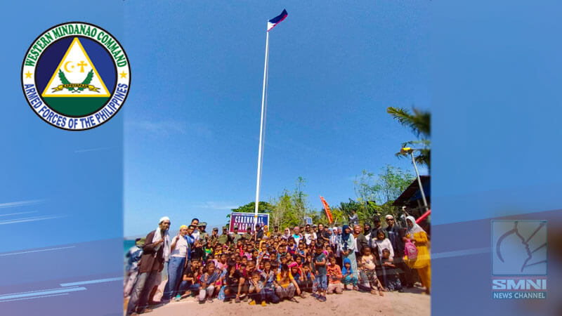 Watawat ng Pilipinas, itinaas sa kauna-unahang flagpole sa Bakkungan Island