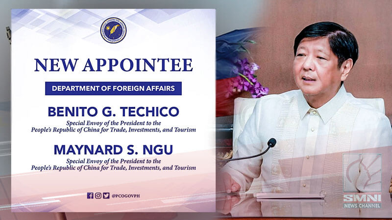Pang. Marcos, nagtalaga ng mga special envoy sa China