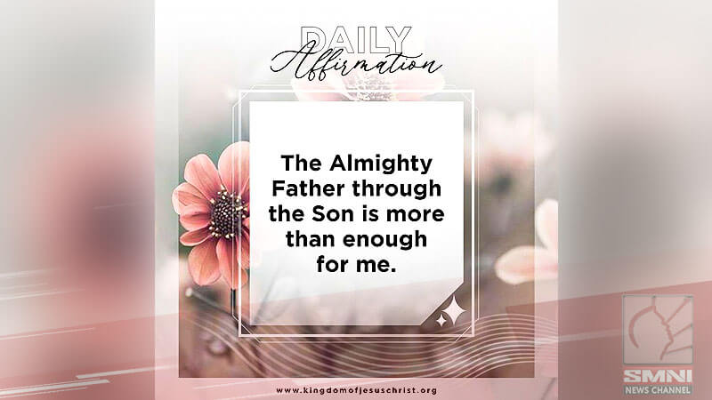 The Almighty Father through the Son is more than enough for me