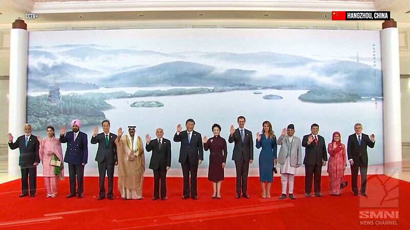 Chinese Pres. Xi, nakipagkita sa mga dayuhang lider na dumalo sa opening ceremony ng 19th Asian Games