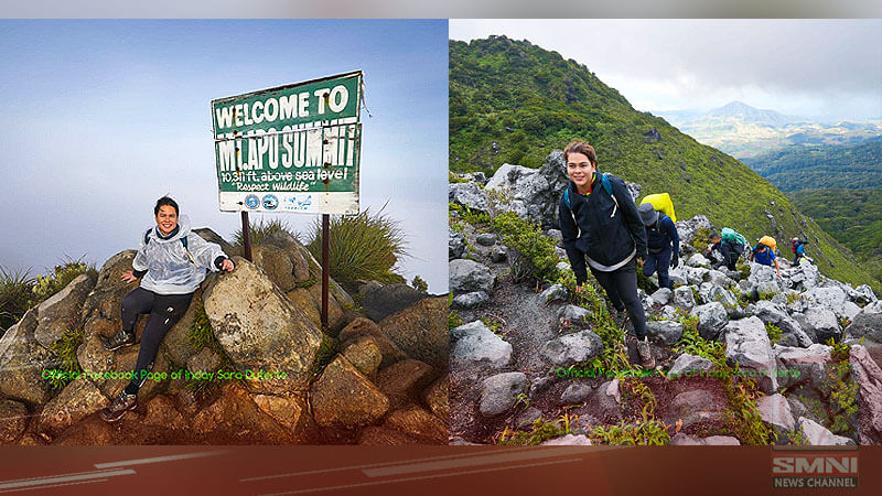 Love Mt. Apo challenge at mag-ambag sa paglinis ng mga trails—VP Sara