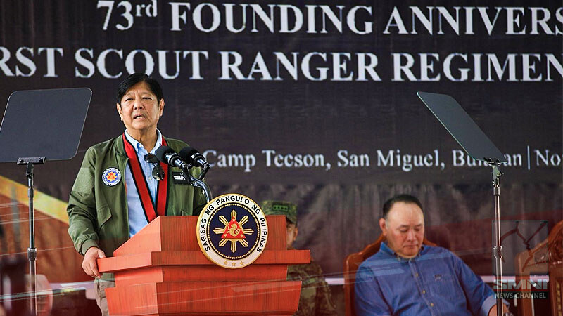 PBBM sa Scout Rangers: Ipagpatuloy ang tapang at kahusayan sa pagtatanggol ng bansa para sa kapayapaan