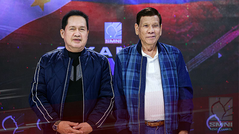 Pastor Apollo C. Quiboloy tours former President Rodrigo Duterte at the KJC King Dome in Davao City