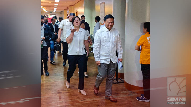 VP Duterte arrives in Senate for deliberation of proposed 2024 budget of OVP and DepEd