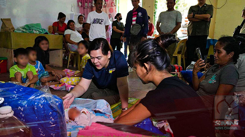 VP Duterte, binisita ang mga pamilyang apektado ng baha sa Davao City
