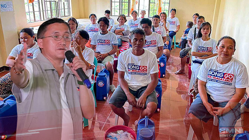 Bong Go gives hope and support to fire victims in Zamboanga City