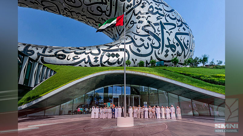 UAE celebrates flag day with a magnificent work of art