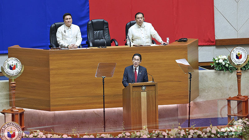 Japanese PM Fumio Kishida’s speech to the Philippine Congress