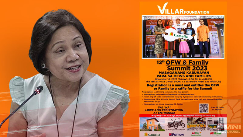 Villar, hinikayat ang OFWs na dumalo sa OFW & Family Summit 2023 sa November 10