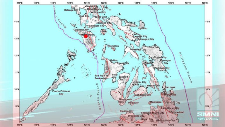 Occidental Mindoro, Niyanig Ng Magnitude 5.9 Na Lindol; Metro Manila At ...