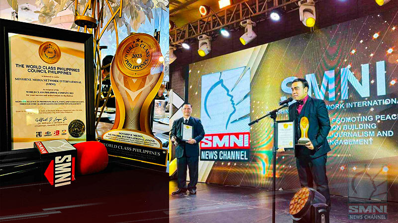 SMNI, muling tumanggap ng pagkilala bilang Media Excellence in Promoting Peace, Unity and Nation-Building