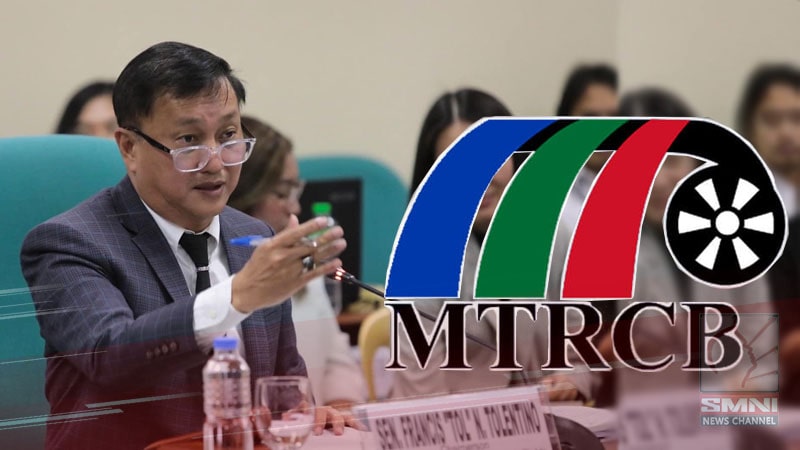 Sen. Francis Tolentino warns MTRCB on violation of press freedom