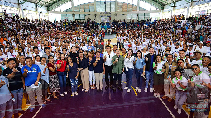 Bong Go advocates for continued support for recovering disaster victims as he visits Pamplona, Cagayan to help typhoon-affected communities
