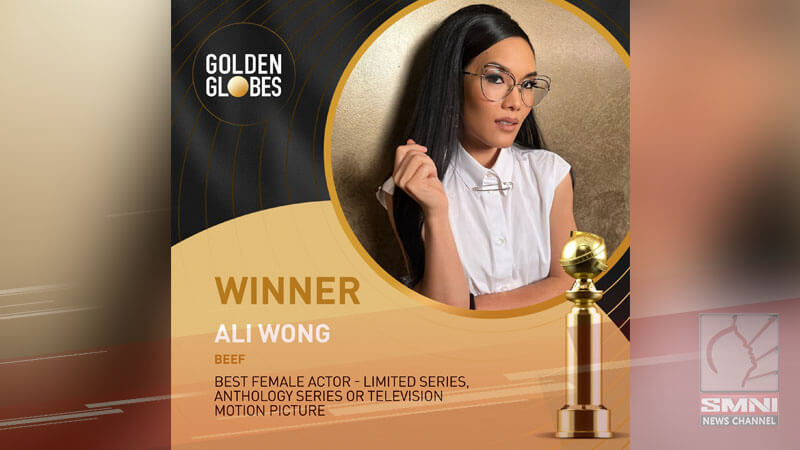 Ali Wong, isang parangal ang dala para sa Asya matapos nanalo bilang “Best Actress” sa Golden Globes 2024