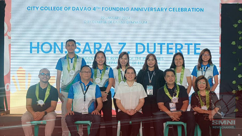 VP Duterte, attends the celebration of the 4th Founding Anniversary of City College of Davao