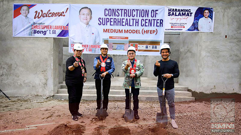 Over 700 Super Health Centers funded nationwide as Bong Go leads the groundbreaking for the Super Health Center in Echague, Isabela