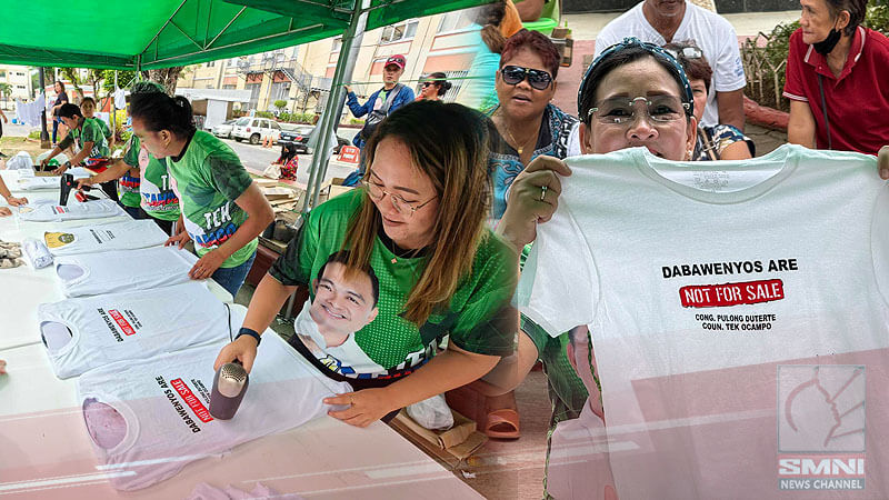 Libreng t-shirt printing para sa mga dadalo sa candle light and prayer rally sa Davao City bukas, nagpapatuloy