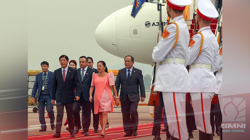 PBBM, dumating na sa Vietnam para sa kanyang 2-day state visit