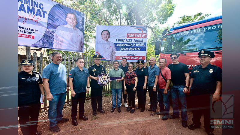 Bong Go lauds BFP for helping Cateel and Lupon towns in Davao Oriental as he continues to promote community-based fire prevention efforts