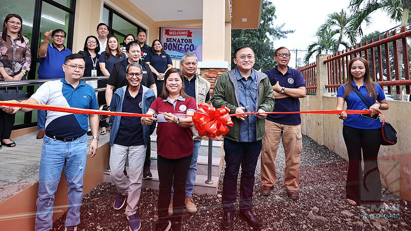 Bong Go attends the ribbon-cutting ceremony for a new Super Health Center in Barangay Toril Proper, Davao City