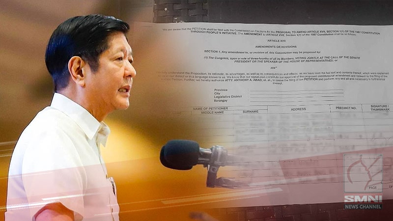 President Marcos to let COMELEC scrutinize signatures for People’s Initiative
