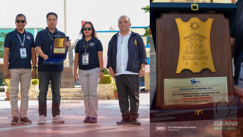 Davao Central 911 achieves Hall of Fame recognition in Gawad Kalasag Awards