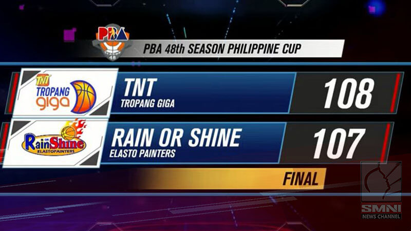 TNT Tropang Giga, wagi sa opening game ng 2024 PH Cup