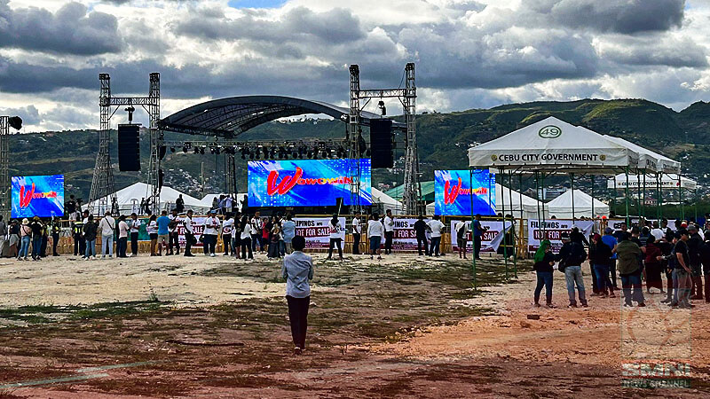 Prayer rally venue sa Cebu, handang-handa na